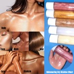 Shimmer Dry Oil Factory - Custom logo Low Moq Vegan Shiny Makeup Dry Oil