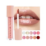 Lip Gloss Manufacturer - 10 Colors Metallic Pearlescent Lip Glaze Waterproof