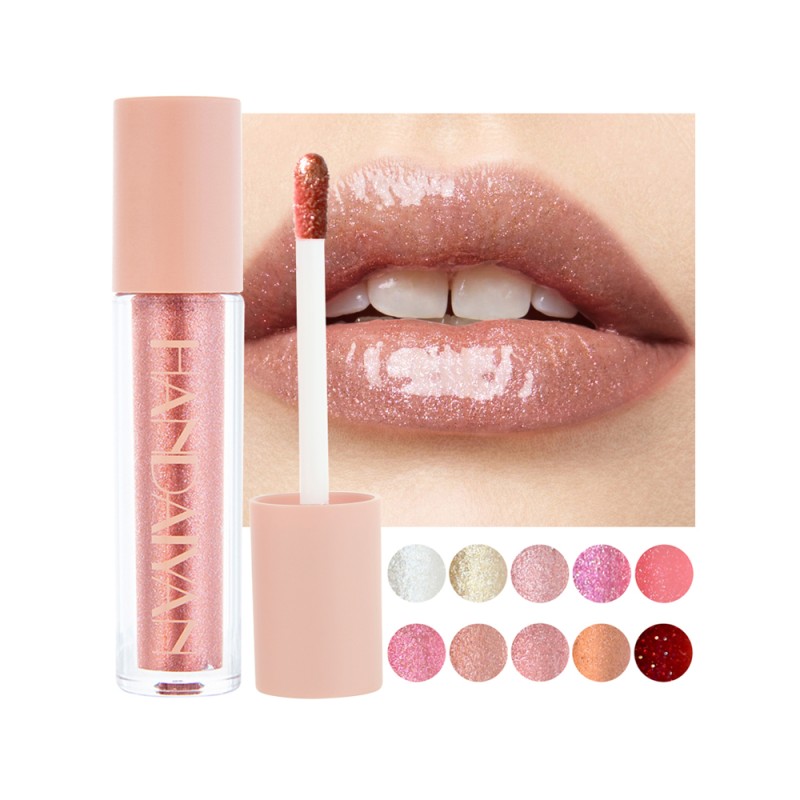 Lip Gloss Manufacturer - 10 Colors Metallic Pearlescent Lip Glaze Waterproof