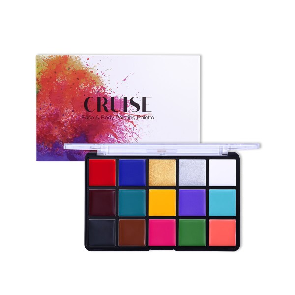 Face Painting Plate Factory - Private Label 15 Colors Oily Face Body