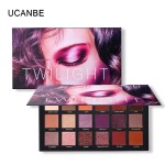 Eyeshadow Palette Factory - 18 Color Gold Rose Pearl Glitter Matt