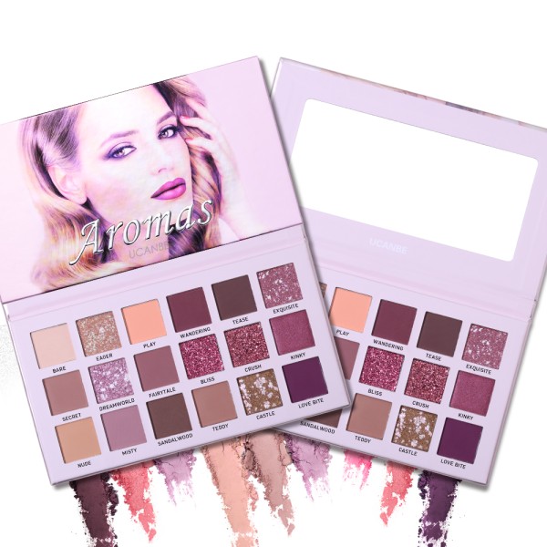 Eyeshadow Palette Supplier - 18 Colors Desert Rose Lasting Waterproof