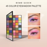 Eyeshadow Palette Manufacturer - 9 Colors Black Metallic Shimmer Loose Custom