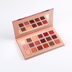 Eyeshadow Palette Manufacturer - 18 Rose Gold Glitter Matte Smoky Pigment
