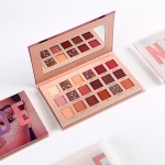 Eyeshadow Palette Manufacturer - 18 Rose Gold Glitter Matte Smoky Pigment