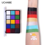 Face Painting Plate Factory - Private Label 15 Colors Oily Face Body