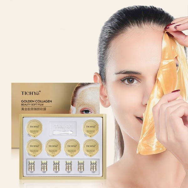 Hydrogel Mask Supplier - Collagen Anti-Aging 24k Gold Peel Off Jelly Mask