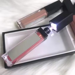 Lipgloss Supplier - New Arrival Custom Logo LED Light Vegan Shimmer Lip Gloss