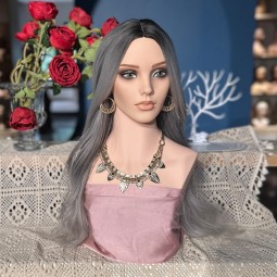 Mannequin Head Supplier - Customized PVC Female Heads Wig Hair Display Stand