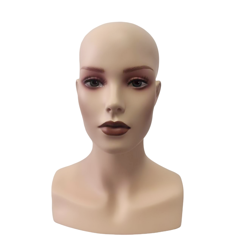 Wig Display Factory - Wholesale Customized Fiber Glass Female Mannequin Head