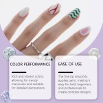 Nail Art Pen Manufacturer - Nail Drawing Pen Waterproof 3D Abstract Line Art