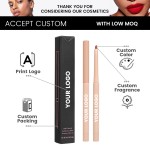 Lip Pencil Supplier - Custom Logo 12-Color Vegan Long-Lasting Matte Lip Liner