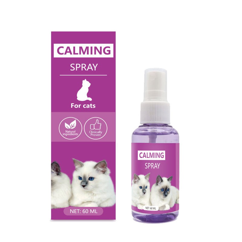 Calming Spray for Cats Manufacturer - 60ml Pheromone Pet Anxiety Relief Spray
