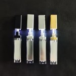 Lip Gloss Tube Supplier - New Arrival Custom Logo LED Light Mirror Empty Tube