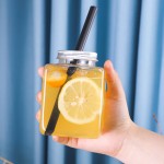 Plastic Bottles Supplier - 350ml Food Grade Square Plastic Empty Packaging Bottles