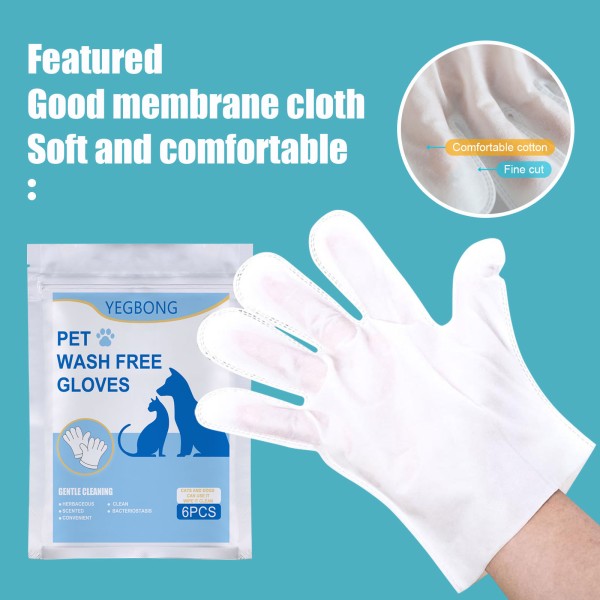 Pet Bath Gloves Manufacturer - Wash Free Gloves Disposable Grooming Massage Gloves