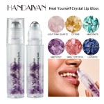 Roll-on Lip Gloss Factory - 6 Colors Natural Crystal Plant Extracts Balm