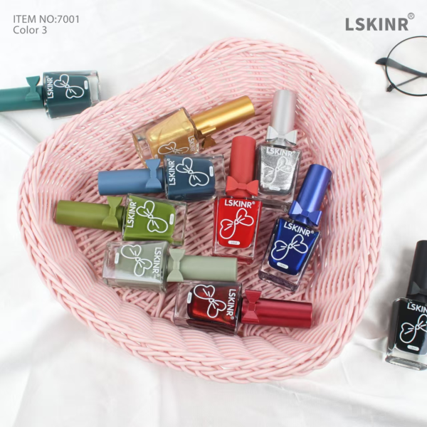 Organic Nail Polish Supplier - 2025 Wholesale 3 in 1 Colorful Variants Private