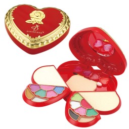 Makeup Kit Factory - Fashionable Love Shape Storage Box Basic Cosmetics
