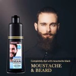 Hair Dye Cream Factory - New Arrival 200ml Fast Black Beard Gray Coverage
