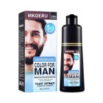 Hair Dye Cream Factory - New Arrival 200ml Fast Black Beard Gray Coverage