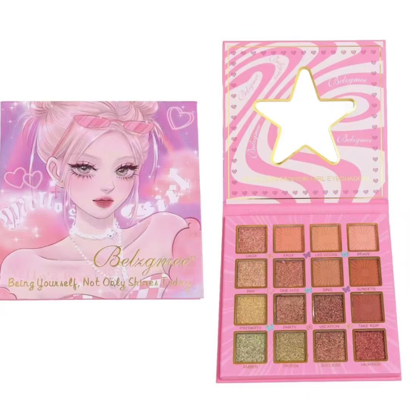 Eyeshadow Palette Supplier - Ultra Shiny Glitter Blush Highlighter Matte Shimmer