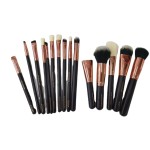 Makeup Brush Set Manufacturer - Custom 15 Pcs Professional Cosmetic Brush Kit