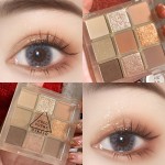 Eyeshadow Palette Manufacturer - 9 Color Matte Glitter Waterproof Diamond Shimmer