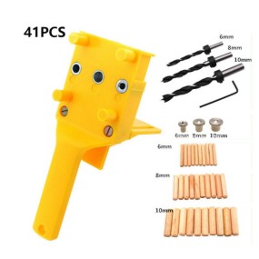 Doweling Jig Kit Supplier - 41pcs Quick Wood Drilling Hole Saw Tools Set