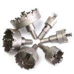 Tungsten Carbide Drill Manufacturer - 16 Pcs TCT Hole Saw Set 15mm to 50mm