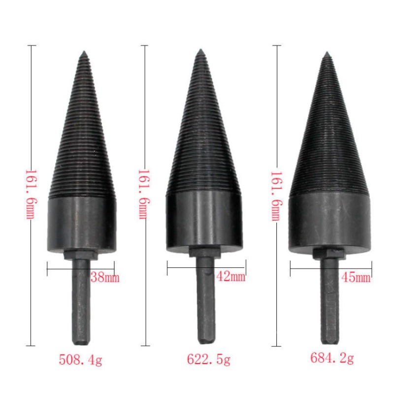Log Splitter Drill Manufacturer - Hot Selling Removable Firewood Splitter Bit