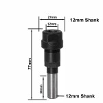 Router Bit Extension Factory - 1/4" 8mm 12mm 1/2" Shank Rod Converter Collet