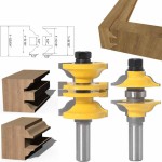 Router Bits Manufacturer - 2 Pcs Set Adjustable Solid Wood Door Cutter