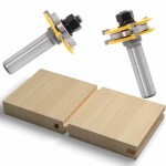 Router Bit Set Supplier - 2pcs Tongue and Groove 8 X 4mm 1/2" Shank