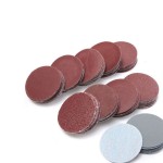 Sandpaper Set Factory - 100Pcs 2Inch Flocking Sandpaper 80-3000Grit Hook&Loop