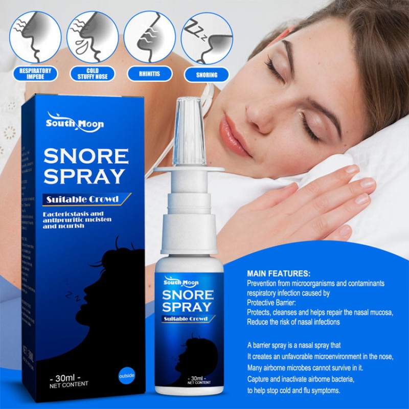 Snoring Spray Supplier - Natural Herbal Nose Spray Improve Sleep Quality