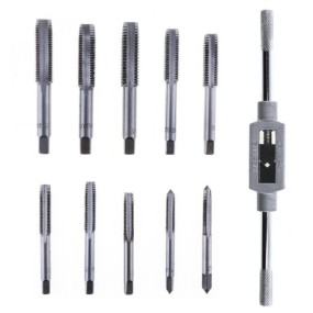 Drill Bit Set Manufacturer - 11pc M6-m12 Composite Tip Drill Bits with Die Set