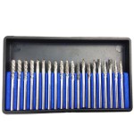 Dremel Router Bit Supplier - 20pcs 1/8" HSS Mini Drill Cutting Grinding Bits