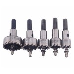 Hole Sawing Bit Supplier - 5PC 16-30mm HSS Saw Tooth for Aluminum Iron Plate