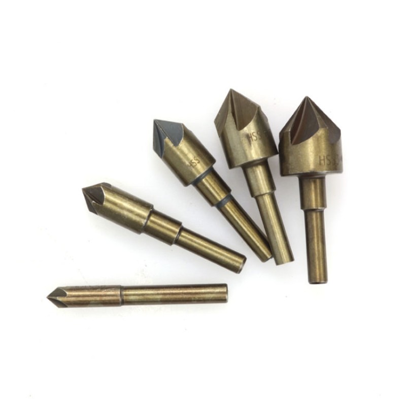 Countersink Bit Manufacturer - 5PCS HSS 5 Flutes 82 Degree Chamfer Cutter