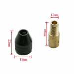 Motor Chuck Manufacturer - 3.17mm/2mm Electric Motor Shaft Mini Chuck 0.3mm-3.5mm