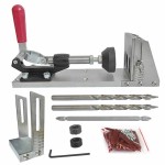 Pocket Hole Jig Factory - Woodworking Guide Drill Locator for Furniture Cabinet