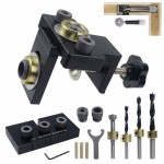 Drilling Jig Supplier - New Design 3 in 1 Dowel Hole Locator with Drills