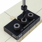 Drilling Jig Supplier - New Design 3 in 1 Dowel Hole Locator with Drills