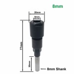 Router Bit Extension Factory - 1/4" 8mm 12mm 1/2" Shank Rod Converter Collet