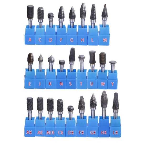 Routing Bits Factory - 6mm Shank Tungsten Carbide Rotary Burr Metal Carving