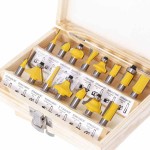 Router Bit Set Supplier - 5 Bit Casing & Base Molding 8mm Shank CNC Cutter