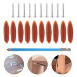 Pocket Hole Jig Factory - 15 Degree Pocket Hole Jig Kit 6/8/10mm 34pcs Set