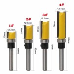 Router Bit Set Manufacturer - 1/4 Inch Shank Flush Trim Woodworking Cutter
