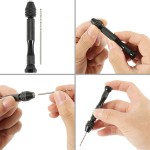 Hand Drill Supplier - Micro Aluminum Drill With Keyless Chuck +10pcs Bits
